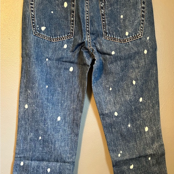 NWT Free People Sandrine Rose Sz 28/US 6 Polka dot High-rise Skinny Jeans! - Picture 13 of 16